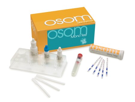 Kit Rapid Test OSOM® Mono Test Infectious Disease Immunoassay Infectious Mononucleosis Whole Blood / Serum / Plasma Sample 25 Tests Waived (25/KT 6KT/CS) by Sekisui Diagnostics, LLC  ID 145